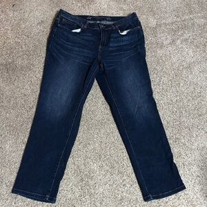 Christopher & Banks Dark Indigo Straight Leg Jeans